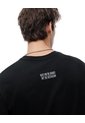 Camiseta Regular Manga Corta Negra Hombre Negro de Gef