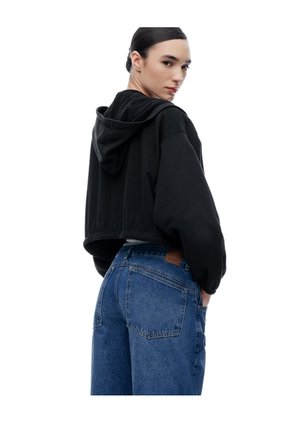 Jean Barrel Tiro Medio índigo Oscuro Mujer Azul Oscuro