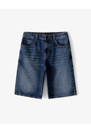 Bermuda Regular índigo Medio Hombre Azul Oscuro