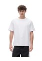 Camiseta Manga Corta Oversize Algodón Blanca Hombre Blanco de Gef