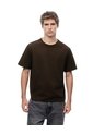 Camiseta Manga Corta Oversize Algodón Café Hombre Cafe de Gef