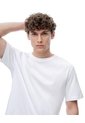 Camiseta Manga Corta Oversize Algodón Blanca Hombre Blanco de Gef