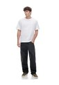 Camiseta Manga Corta Oversize Algodón Blanca Hombre Blanco de Gef