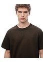 Camiseta Manga Corta Oversize Algodón Café Hombre Cafe de Gef