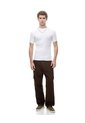 Camiseta Slim Rib Algodón Blanca Hombre Blanco de Gef