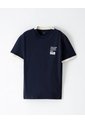 Camiseta Regular Algodón Azul Estampada Niño Azul de Gef