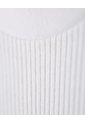 Camiseta Slim Rib Algodón Blanca Hombre Blanco de Gef