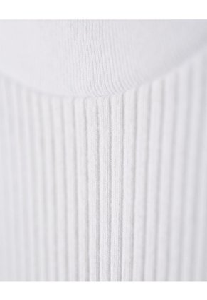 Camiseta Slim Rib Algodón Blanca Hombre Blanco