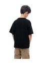 Camiseta Regular Manga Corta Negra Niño Negro de Gef