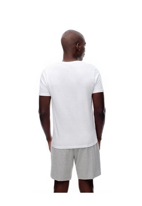 Camiseta Slim Algodón Jersey X2unds Blanca Hombre Blanco