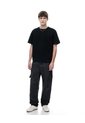 Camiseta Regular Manga Corta Negra Hombre Negro de Gef