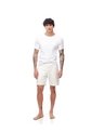 Camiseta Slim Algodón X2unds Blanca Hombre Blanco de Gef