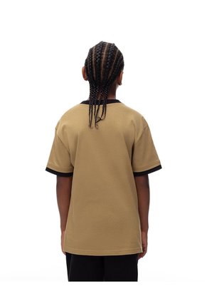 Camiseta Oversize Algodón Habana Estampada Niño Marron