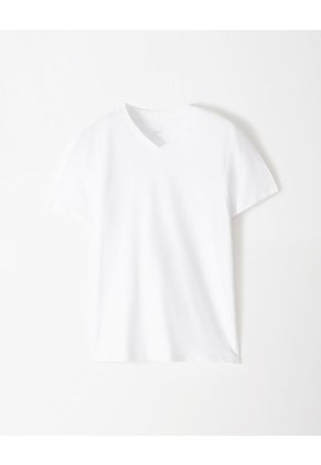 Camiseta Slim Algodón Jersey X3unds Blanca Hombre Blanco