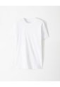 Camiseta Slim Algodón X2unds Blanca Hombre Blanco de Gef