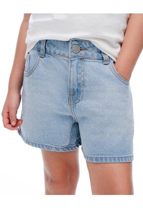Short Pantaloneta índigo Medio Niña Azul Oscuro