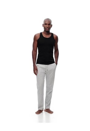 Camisilla Slim Algodón X2unds Negra Hombre Negro
