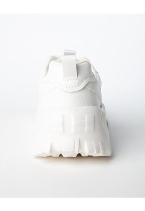Tenis Tipo Chunky Blancos Niña Blanco