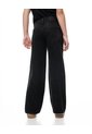 Jean Wide Leg Tiro Medio Brillos Negro Niña Azul de Gef