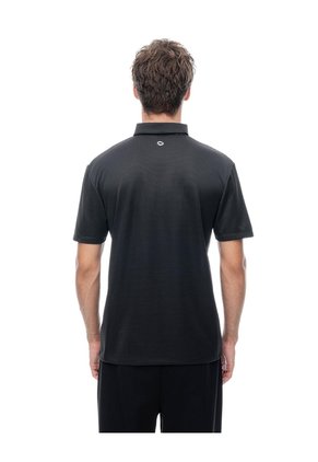 Polo Deportiva Secado Rápido Negro Hombre Negro