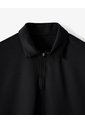 Polo Deportiva Secado Rápido Negro Hombre Negro de Gef