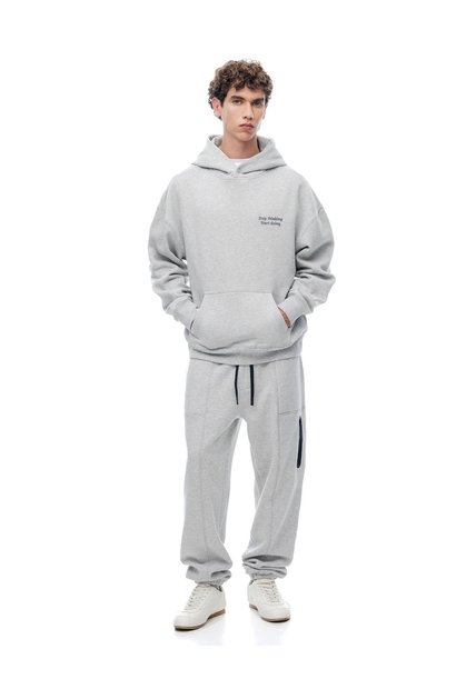 Jogger Regular Gris Hombre Gris