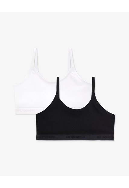 2 Tops Soporte Bajo Surtido Niña Multicolor