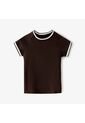 BLUSA GEF MUJER LETAK CHOCOLATE 8892 Talla S de Gef