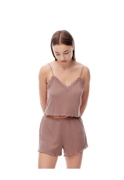Short De Pijama Café Mujer Cafe