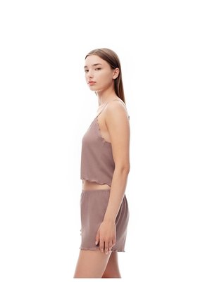 Short De Pijama Café Mujer Cafe