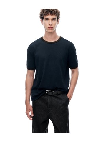 Camiseta Regular Azul Hombre Azul Gef