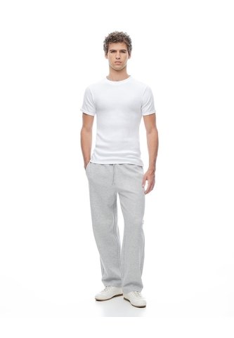 Jogger Tiro Medio Gris Hombre Gris Gef