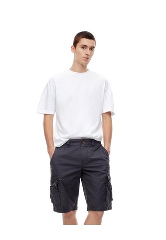 Bermuda Cargo Regular Drill Algodón Gris Hombre Gris Gef