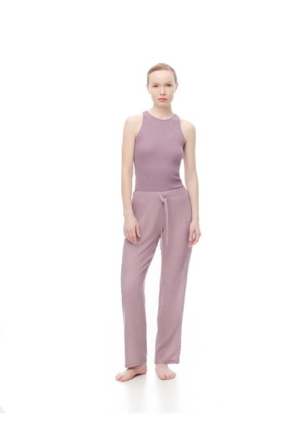 Pantalón De Pijama Morado Mujer Purpura