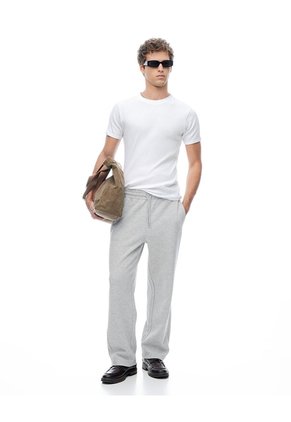 Jogger Tiro Medio Gris Hombre Gris