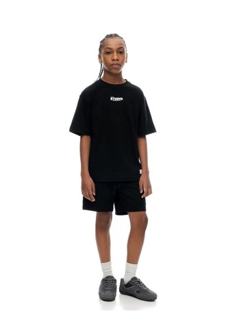 Conjunto Pantalon Corto Camiseta Negro Niño Negro Gef