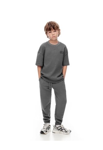 Jogger Regular Gris Niño Gris Gef