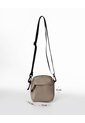Bolso Tipo Bandolera Taupe Niño de Gef