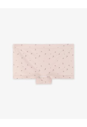 Panty Boxer Seamless Tiro Medio Rosado Estampado Mujer Rosa