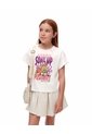 Camiseta Regular Bob Esponja Blanca Niña Blanco de Gef