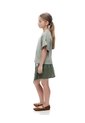 Falda Corto Tiro Medio Verde Niña Verde de Gef