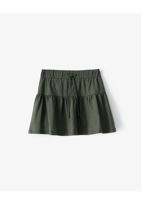 Falda Corto Tiro Medio Verde Niña Verde