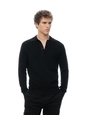 Buzo Tipo Polo Regular Negro Hombre Negro de Gef