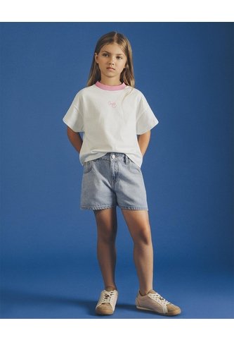 Short Pantaloneta índigo Medio Niña Azul Oscuro Gef