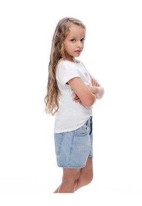 Short Pantaloneta índigo Medio Niña Azul Oscuro