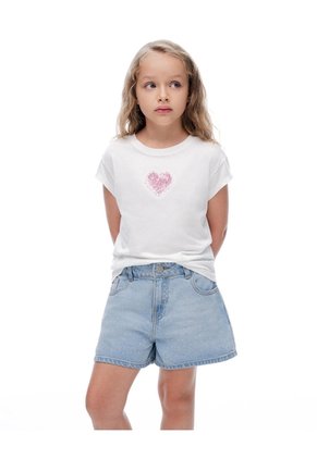 Short Pantaloneta índigo Medio Niña Azul Oscuro