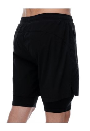Pantaloneta Deportiva Negro Hombre Negro