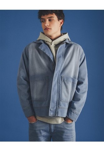 Chaqueta Regular Sin Capucha índigo Medio Hombre Azul Oscuro Gef
