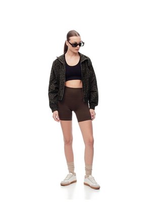 Biker Deportivo Seamless Chocolate Mujer Chocolate