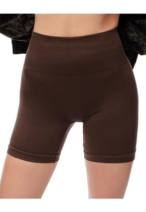 Biker Deportivo Seamless Chocolate Mujer Chocolate